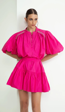 Immagine di Abito cotone con strass